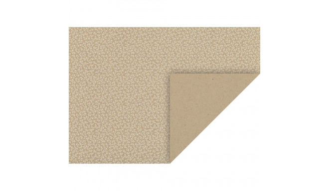 Käsitöökartong 50x70cm 220g Natural Oks valge/kuld, Heyda