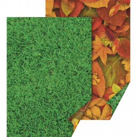 Käsitöökartong 50x70cm 300g Muru, Lehed, Heyda