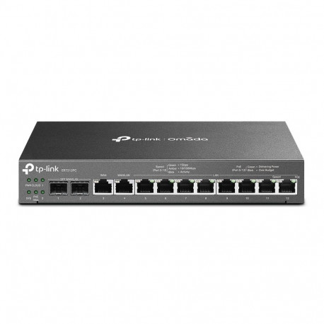 TP-LINK Omada ruuter ER7212PC 3-ühes gigabit VPN 802.1q 8x Ethernet LAN (RJ-45) porti 10/100/1000Mbi