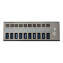 i-Tec USB hub 10-port 48W