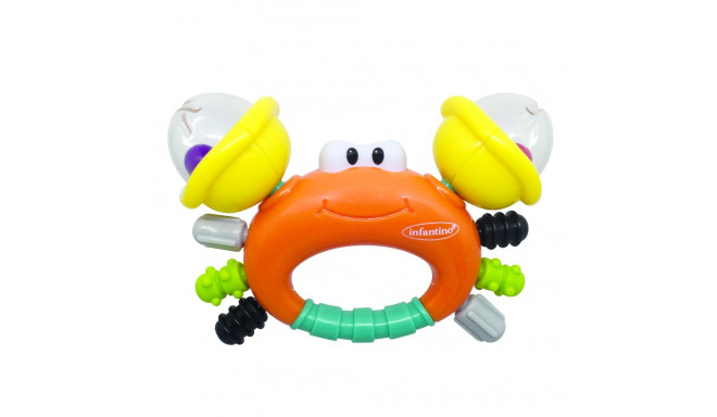 INFANTINO Rattle & teether sand crab