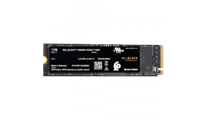 WD Black SN850X 1 Tt M.2 NVMe SSD-kõvaketas