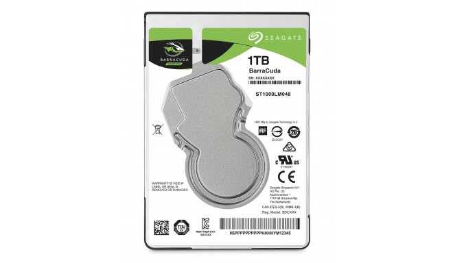 Seagate BarraCuda 1 Tt SATAIII 128 Mt 2,5" kõvaketas