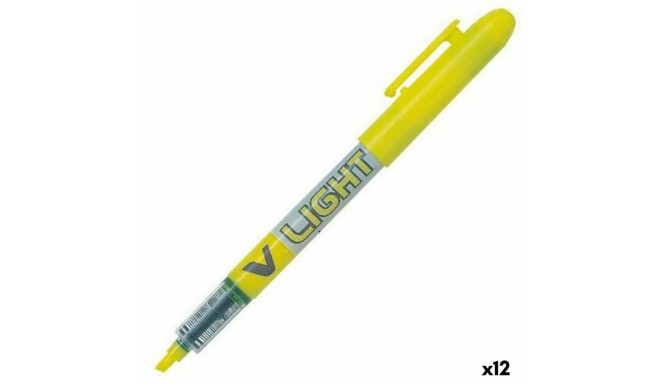 Fluorestseeruv Marker Pilot V Light Kollane (12 Ühikut)