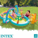 Täispuhutav lastebassein Intex   Dinosaurused Mänguväljak 302 x 112 x 229 cm 280 L