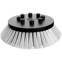 GARDENA Disc Brush Soft, for battery-powered multi-cleaner AquaBrush, washing brush (grey/turquoise)