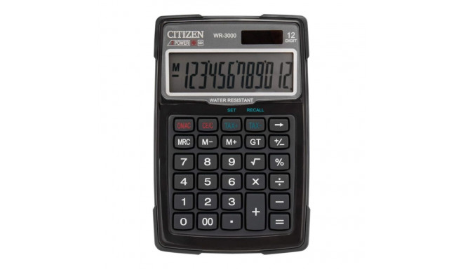 Desktop calculator CITIZEN WR-3000 waterproof