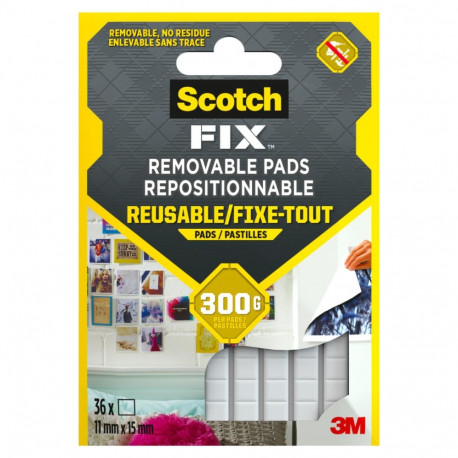 Kleepmass kinnitusnäts SCOTCH T301008C 75g 36tk pakis