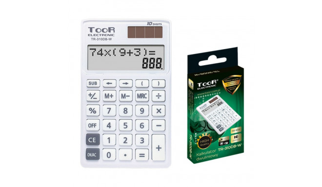 Calculator TooR TR-310DB-W