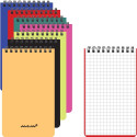 Notepad in spiral binding A6 MEMO square color selection 60 pages