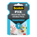 Double-sided adhesive tape 19mm x1.5m SCOTCH Fix™ transparent in indoor conditions