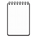 Notepad in spiral binding A7 MEMO square 60 pages color selection