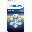 Philips Hearing Aid ZA675 hearing batteries 6 pcs.