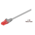 Microconnect V-UTP601VP networking cable Grey 1 m Cat6 U/UTP (UTP)