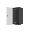 Lanberg WF10-2312-10B rack cabinet 12U Wall mounted rack Black