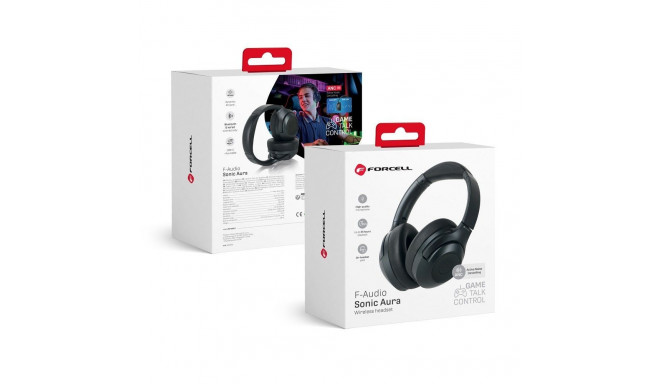 FORCELL F-AUDIO Sonic Aura wireless headphones bluetooth ANC black