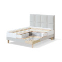 RED BED FRAME 140x200x15