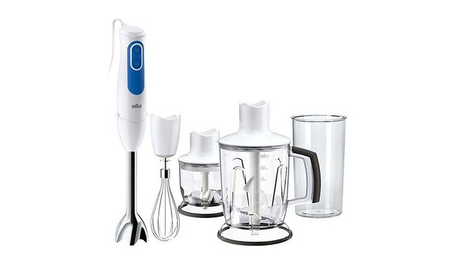 BRAUN MultiQuick 3 Hand blender MQ 3045 Aperitive, 700W, Stainless steel blades, White/blue