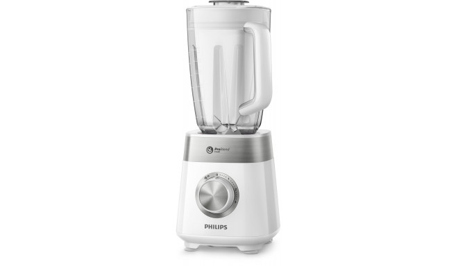 Philips Series 5000 Blender HR2224/00 800W 2l plastic jar, 3+ pulse button, white