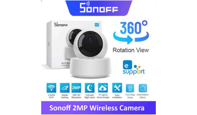 Wi-Fi wireless IP security camera Sonoff GK-200MP2-B