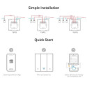 Sonoff smart 1-channel Wi-Fi wall switch black (M5-1C-80)