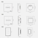 Smart Switch WiFi + RF 433 Sonoff T3 EU TX (3-kanaliline)