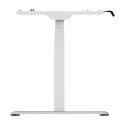 Electric desk frame LOCTEK 3-telescopic 2-motor white