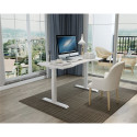 Electric desk frame LOCTEK 3-telescopic 2-motor white