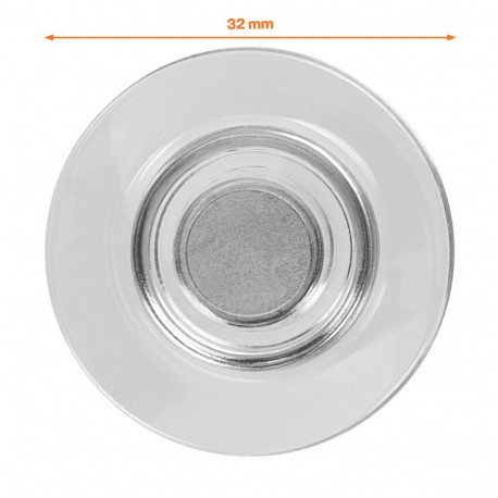 Magnets Earth Nobo Clear 10 pack