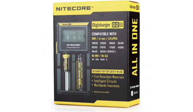 Nitecore Digicharger D2 EU Battery charger