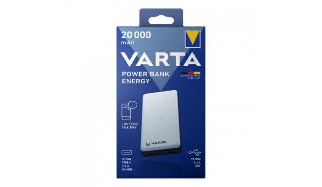 Varta Power bank Energy 20000mAh 57978 external battery (powerbank)