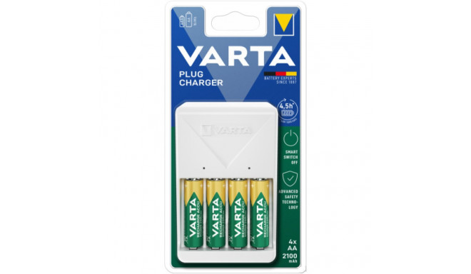 Varta Plug Charger 57657 (with 4xAA) Battery charger