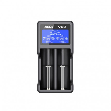 Battery Charger - XTAR VC2 Dual Lithium-Ion USB Charger with LCD Display