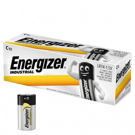 Energizer Industrial C Alkaline LR14 batteries 12 pcs.