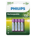 Philips HR03 AAA 950mAh rechargeable batteries 4 pcs.