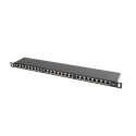 Lanberg PPS6-0024-B patch panel 0.5U