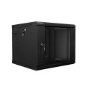 Lanberg WF02-6609-10B rack cabinet 9U Wall mounted rack Black