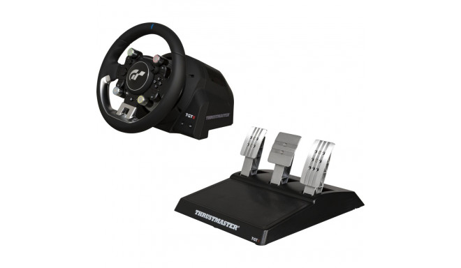 Thrustmaster T-GT II -rattiohjain + polkimet, PS5 / PS4 / PC