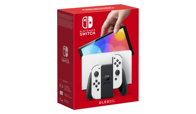 Nintendo Switch OLED mängukonsool, valge