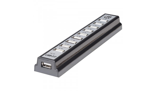 Manhattan Hi-Speed USB Desktop Hub 10-portin USB hubi