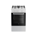 BEKO Gas Cooker FSG52020FW, Width 50 cm, White