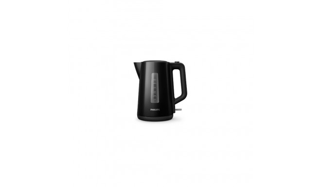 Philips Kettle HD9318/20 2200W 1.7l Orbit plastic kettle, spring lid, pilot light, black