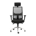 Computer chair/office chair 1850 SYN OMNIA PDH black mesh/black seat with headrest