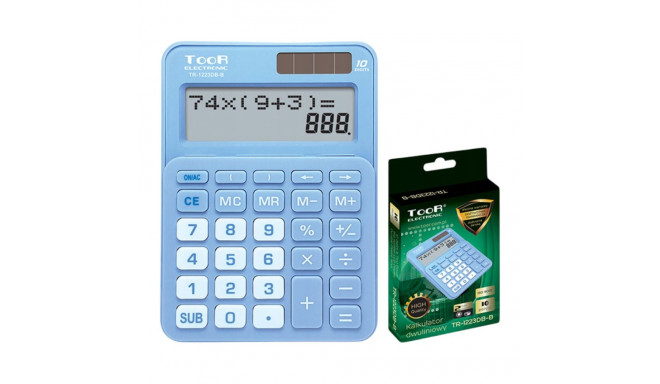 Calculator TooR TR-1223DB-B blue