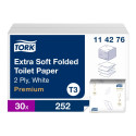 Toilet paper 2-layer TORK Extra Soft Premium T3 19x11cm 252 sheets (114276)