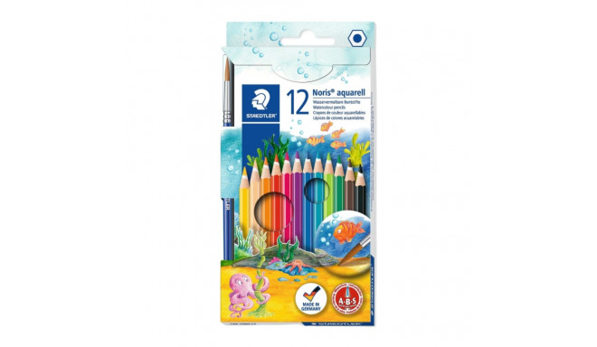 Цветные карандаши STAEDTLER Noris Aquarell 12 цветов