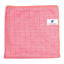 Microfiber cloth HETI square, 38x38cm red