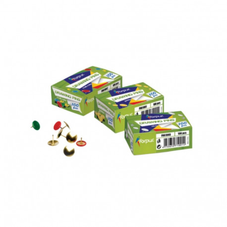 Knopkad värvilised 100tk karbis