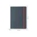 3 Flap Folder Leitz Cosy A4 PP Grey