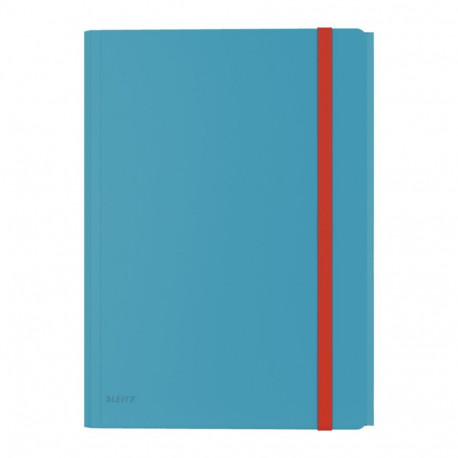 Plastmapp A4 kummiga lisataskuga LEITZ Cosy sinine